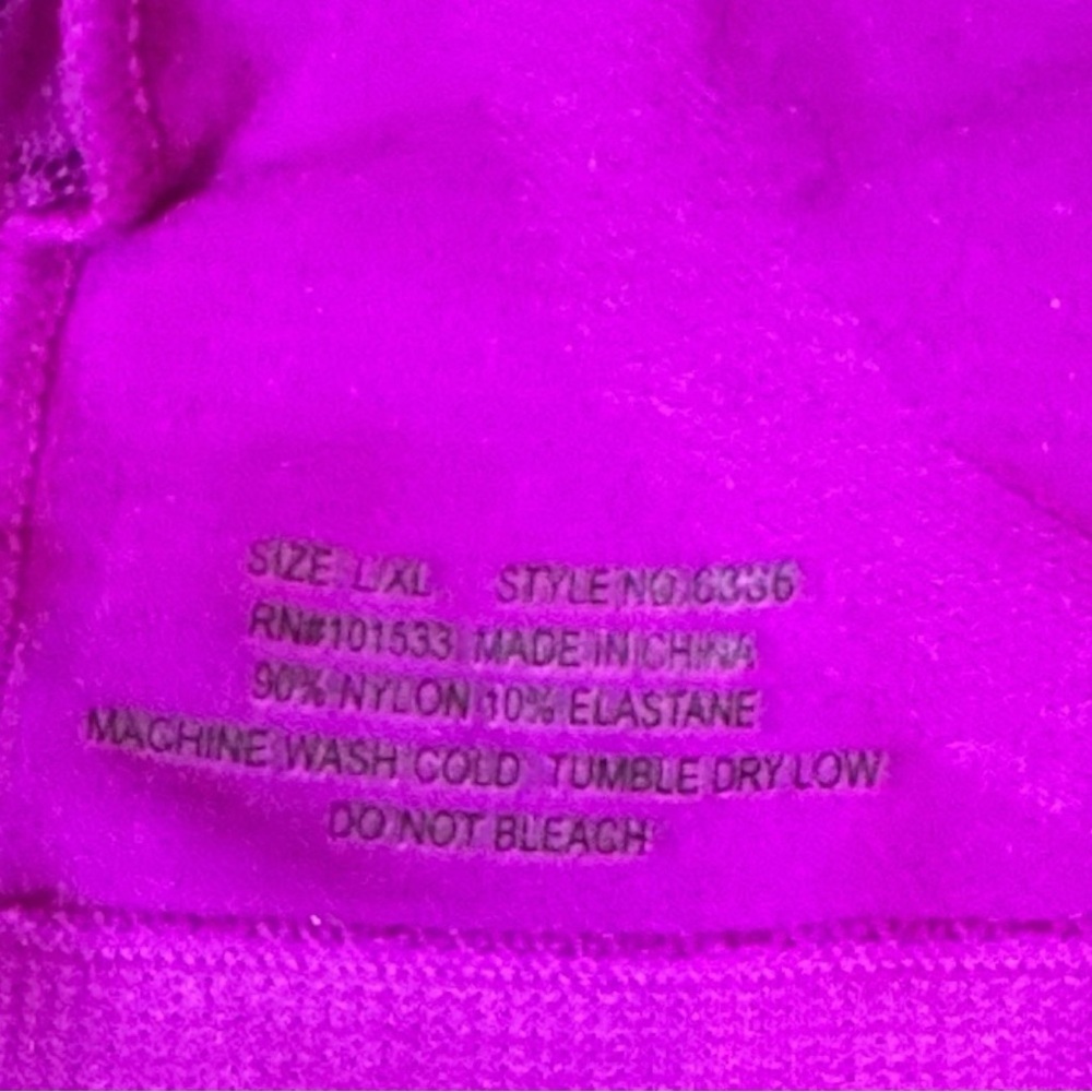 Spree Seamless Lace Racerback Bra L/XL – Purple Comfort Bralette - Picture 3 of 9
